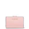Michael Kors Peněženka Medium Crossgrain Leather Wallet Powder Blushj