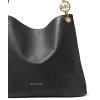 Michael Kors Christina Large Pebbled Leather Shoulder Bag Blackf