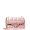 Michael Kors Soho Large Quilted Shoulder Bag Powder Blushg