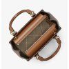 Michael Kors Marilyn Small Signature Logo Messenger Bag Brownb