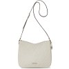 Michael kors Nayla Medium Signature Logo Messenger Bag Light Cream multi