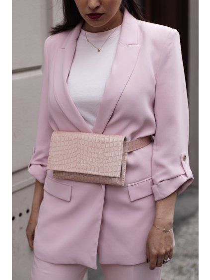 baby pink croco