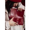 .bumbag. | croco | .red.