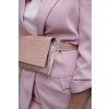 .mini bumbag. | croco | .baby pink.