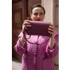 .clutch. | textured | .wild berry.