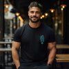 T-shirt z haftem rysunku dziecka, męski