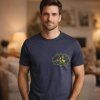 T-shirt z haftem rysunku dziecka, męski