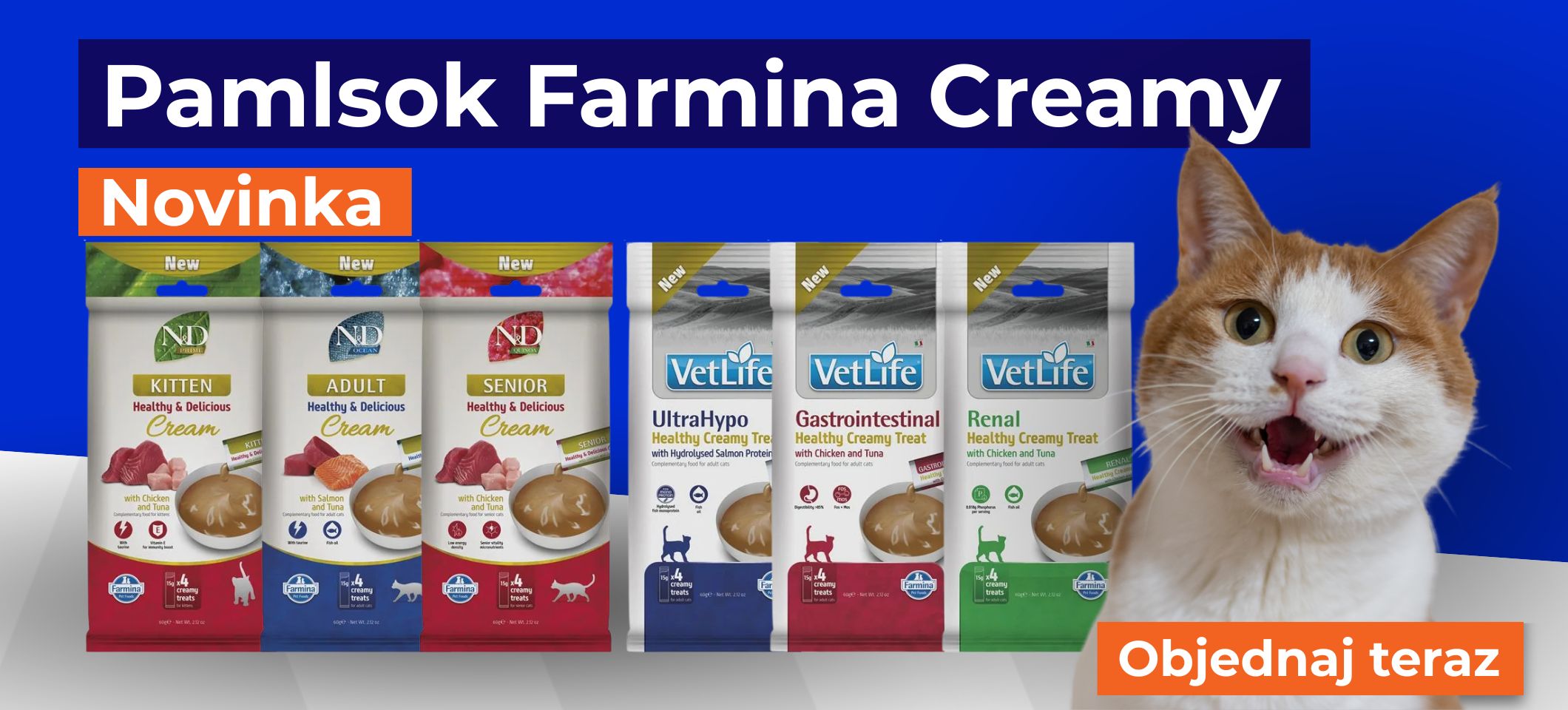 Pamlsok Farmina Creamy