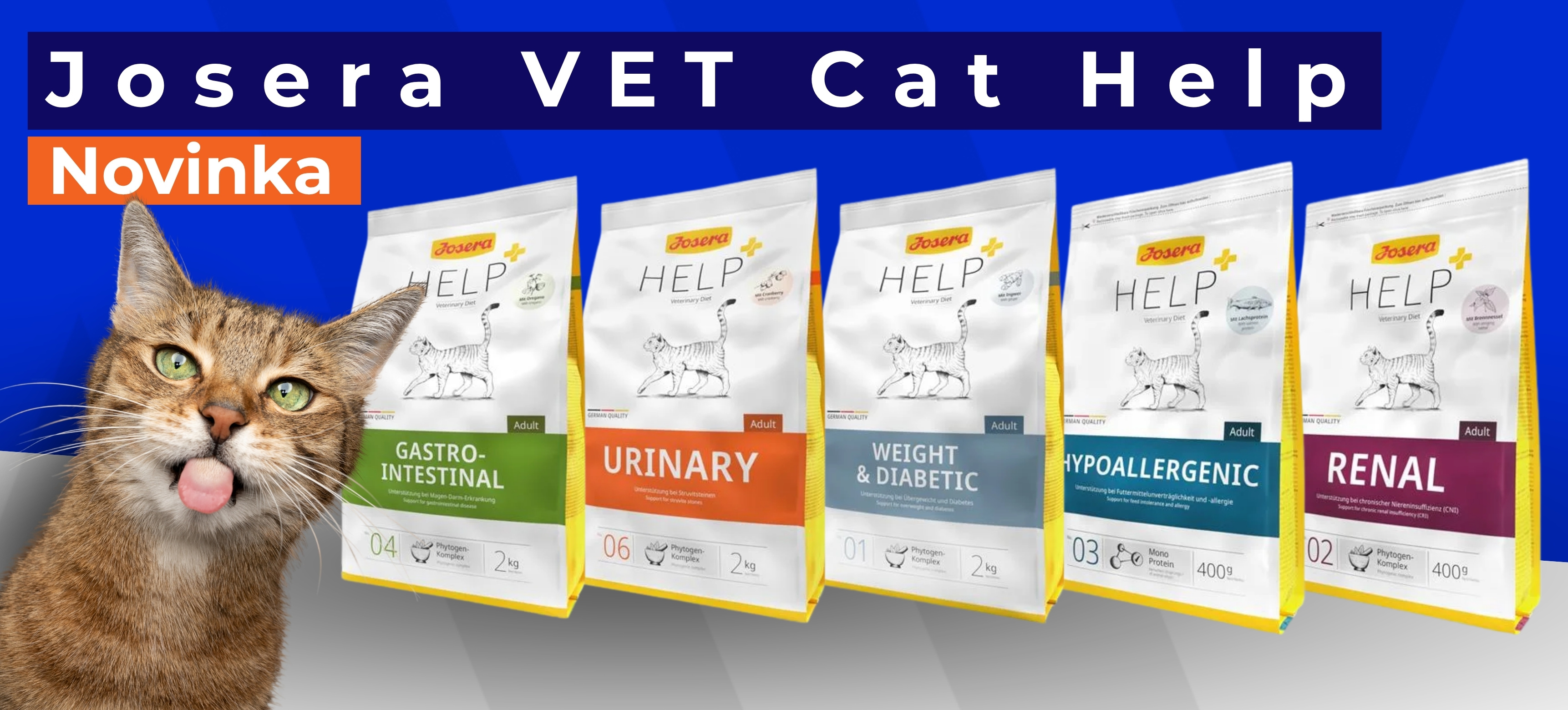 Novinka Josera Vet Cat Help
