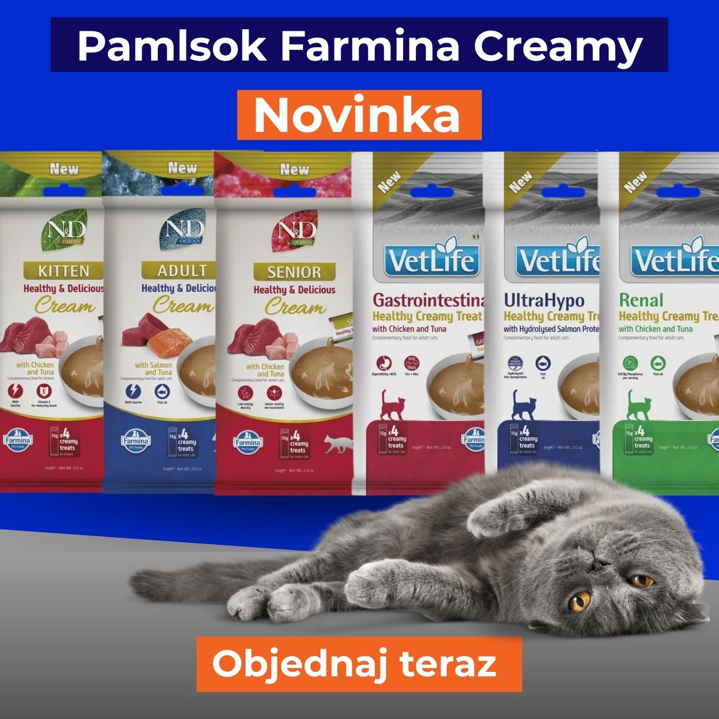 Pamlsok Farmina Creamy