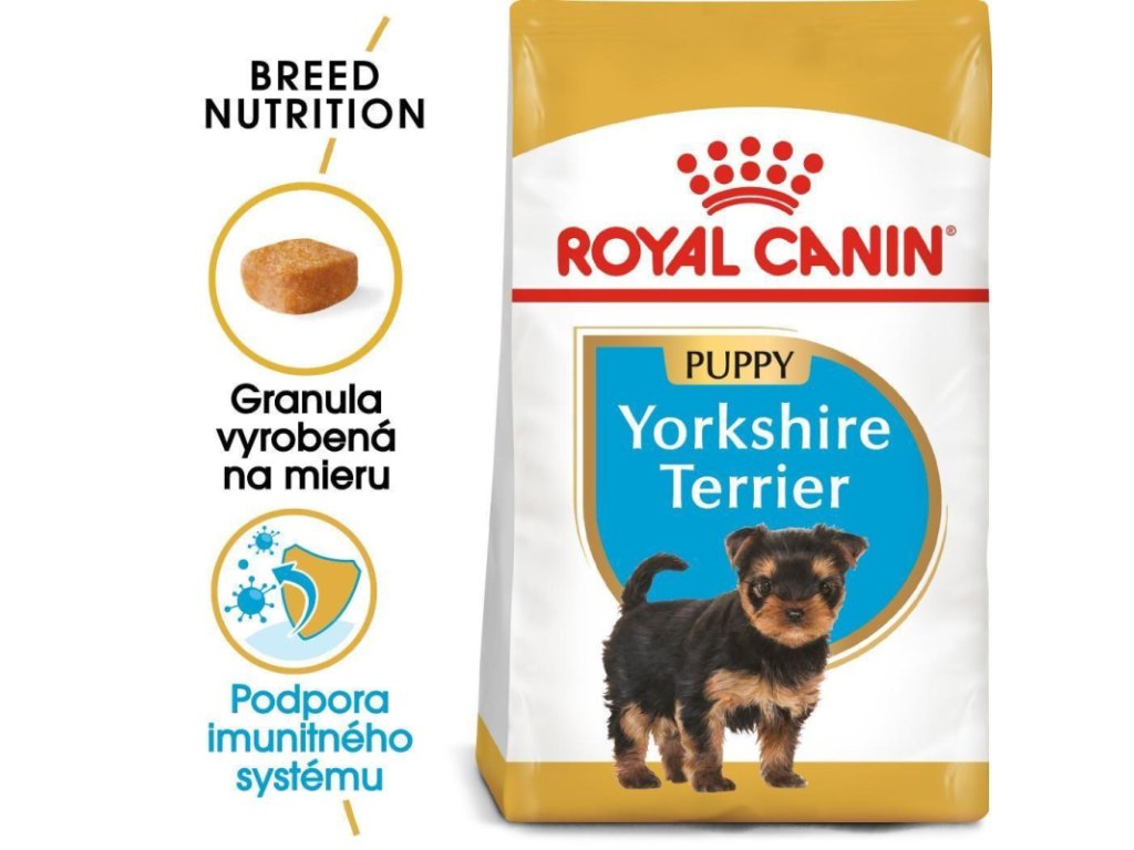 royal canin yorkshire puppy granule pre stenata plemena yorksirsky terier do 10 mesiacov 578