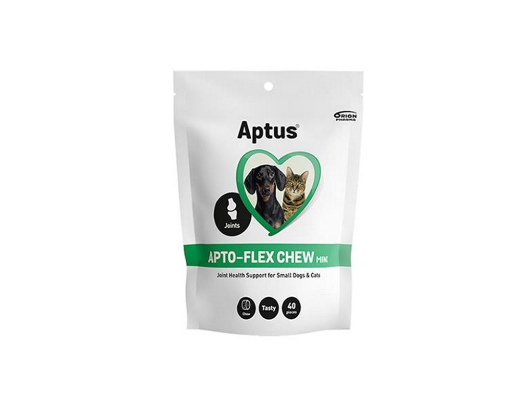 Aptus apto-flex chew mini pre malých psov a mačky 40 tablet