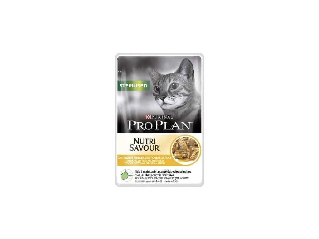 Purina pro plan Sterilised cat kura v stave 85g kapsicka 7613036092852