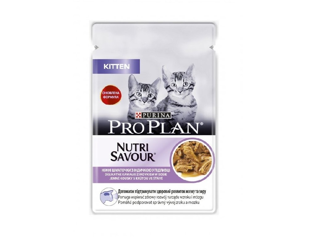 Purina pro plan Kitten morka v stave 85g kapsicka 7613036093453