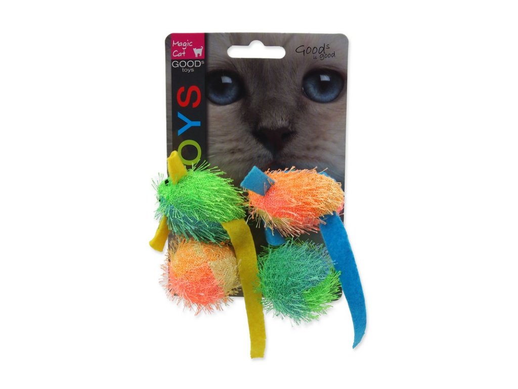 magic cat hracka pre macku mys a lopta s catnipom 4 ks 8595091786251