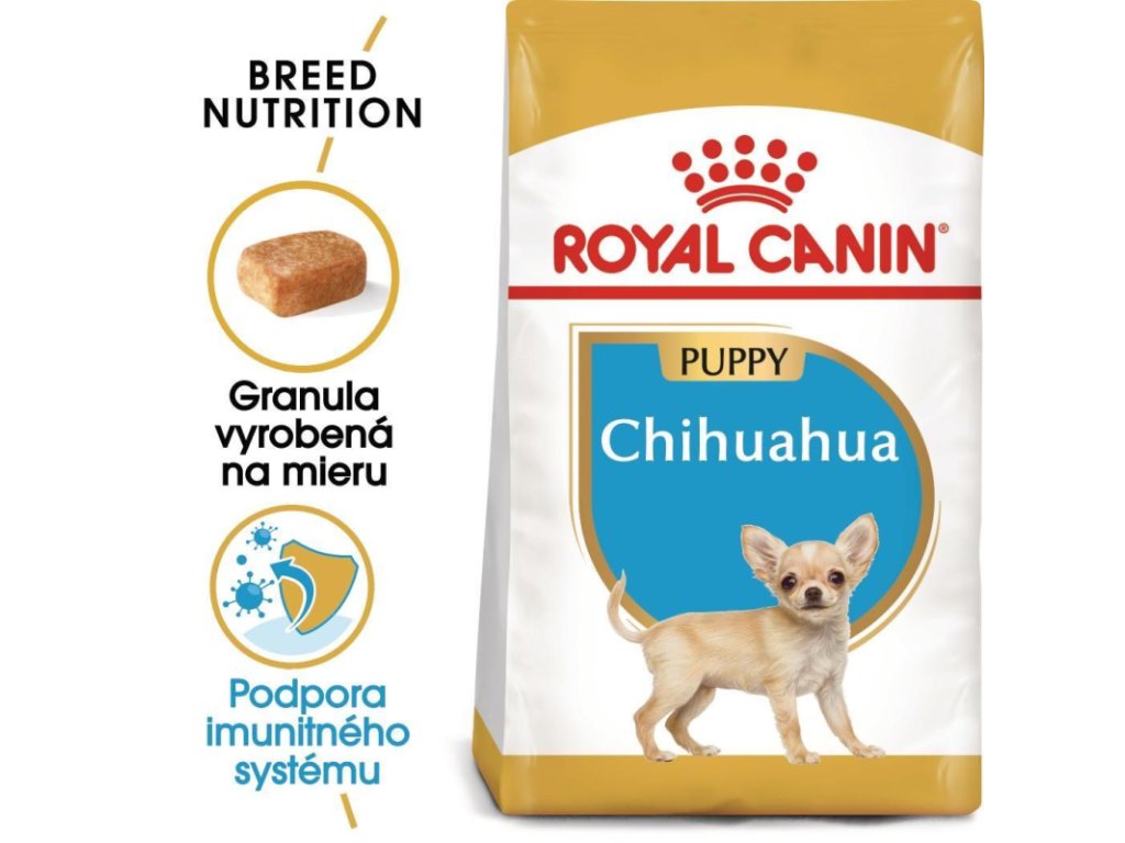 royal canin chihuahua puppy granule pre stenata plemena civava do 8 mesiacov 449