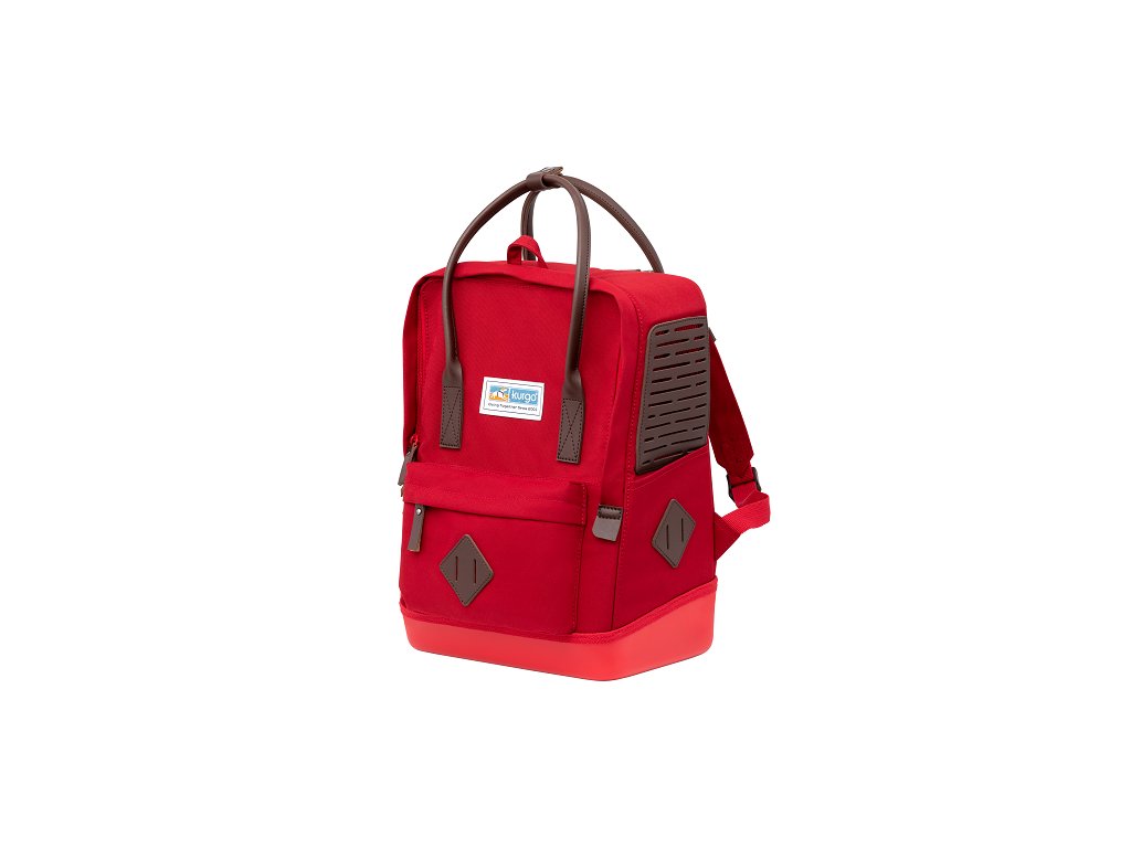 Batoh pre psa Kurgo Nomad Carrier Backpack-red (Farba červené)