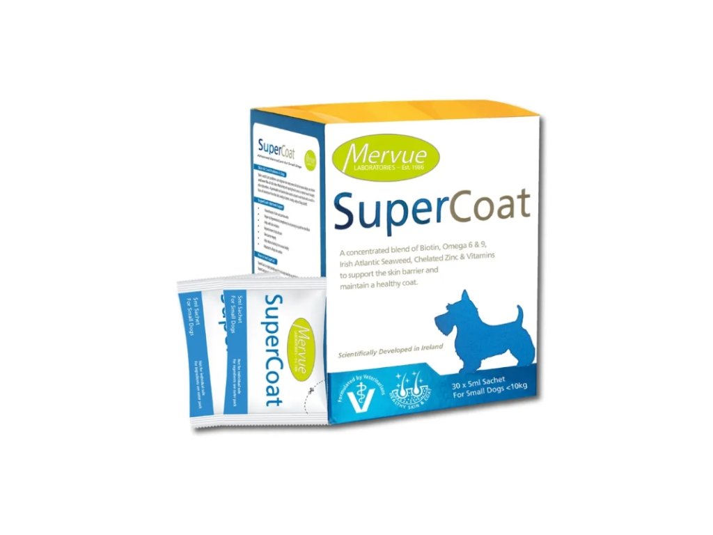 Mervue SuperCoat pasta vo vrecuskach pre male psy 30 x 5ml 5391523472944