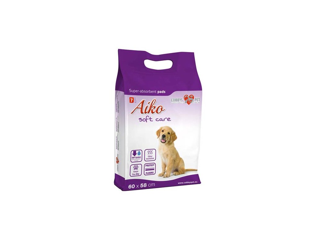 AIKO Soft Care 60x58cm 7ks plienky pre psov