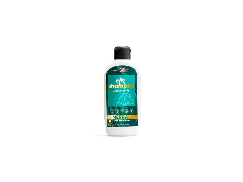 COBBYS PET AIKO HERBAL SHAMPOO WITH CHAMOMILE 250ml šampón pre psov s harmančekom