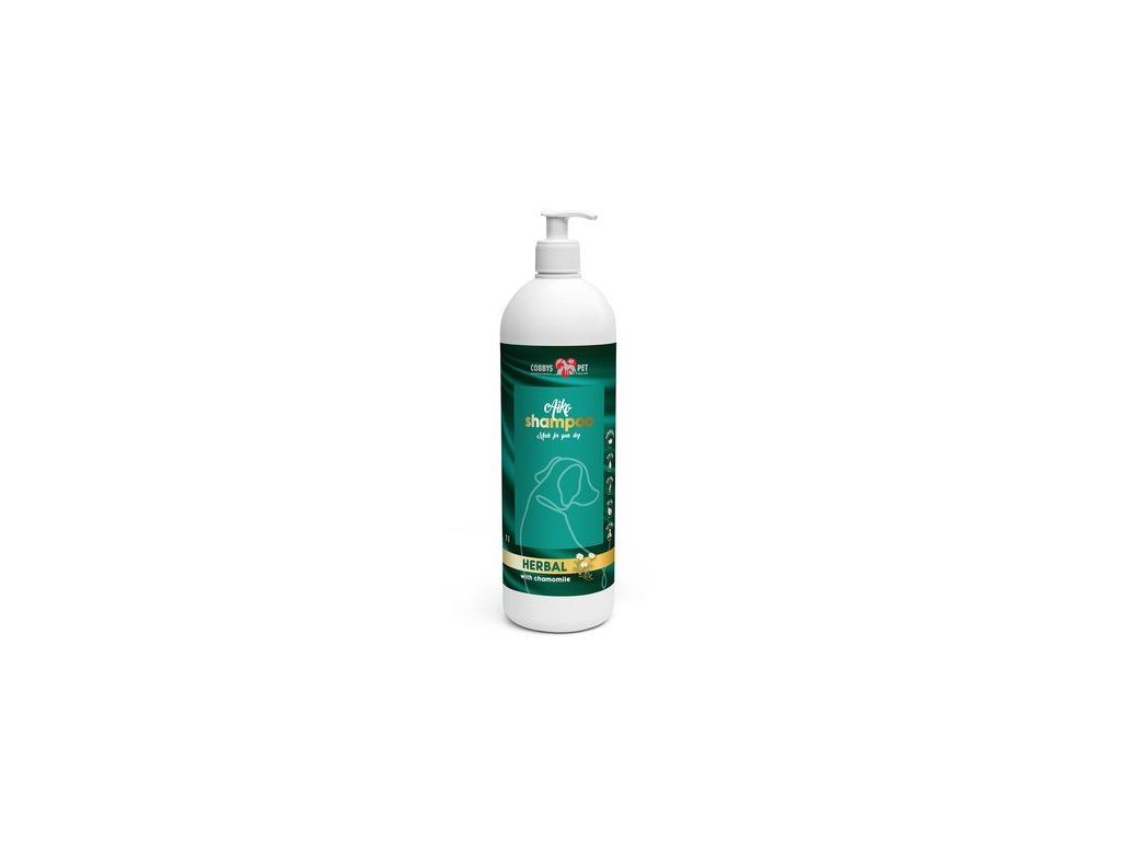 COBBYS PET AIKO HERBAL SHAMPOO WITH CHAMOMILE 1l šampón pre psov s harmančekom