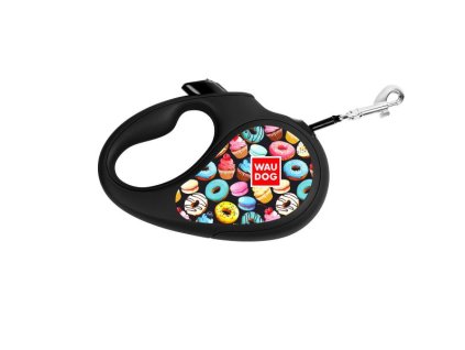 Wau Dog Vodítko samonavíjacie DONUTS S, 5 m/15 kg