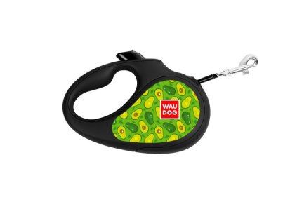 Wau Dog Vodítko samonavíjacie AVOCADO M, 5 m/25 kg