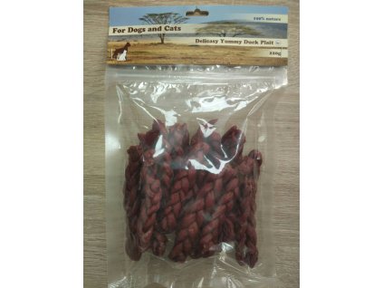 For Dogs and Cats pamlsok kačací pletenec 220g