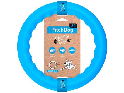 COLLAR Hračka Pitch dog, 28cm, modrá