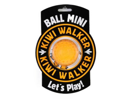KIWI Walker Hračka lopta mini, 6 cm, oranžová