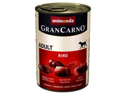 Animonda GRANCARNO® dog adult hovädzie bal. 6 x 400g konzerva