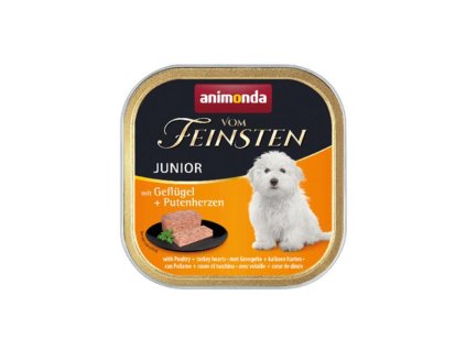 Animonda Vom Feinsten dog PUPPY hydinové a morčacie srdiečka bal. 11 x 150 g