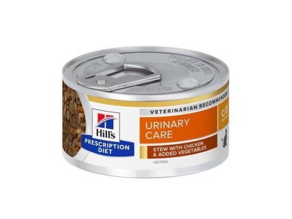 HILLS Diet Feline Stew c/d Multicare with Chicken & Vegetables konzerva NEW 82 g