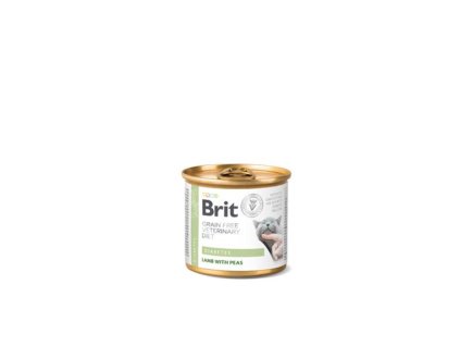 Brit Veterinary Diets GF cat Cans Diabetes 200 g konzerva