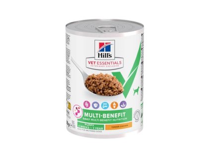 HILLS VE Canine Multi Benefit Puppy Chicken konzerva 363 g