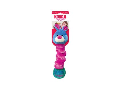 Hračka Kong Dog Squiggles Assorted Postavička, polyester, M