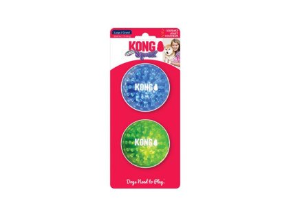 Hračka Kong Dog Squeezz Geodz 2 pcs Assorted Lopty, TPR, L