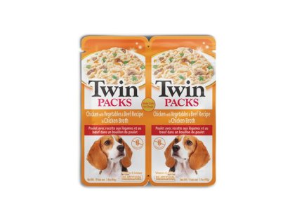 Inaba Twin Packs Dog Kapsička Kura so zeleninou a hovädzím mäsom 12 x 80 g