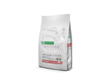 Natures P Superior care white dog puppies starter all breeds salmon 1,5 kg