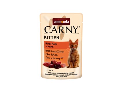 animonda carny kitten hovadzie telacie a kura 85g