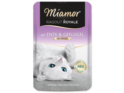 Miamor kapsička Ragout Royale adult kačka a hydina v šťave 100g