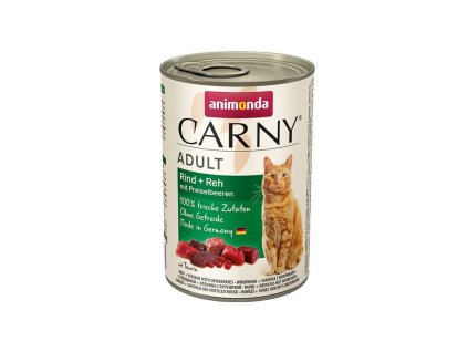 animonda carny adult hovadzie srnec a brusnice 400g
