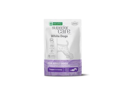Natures P Superior care white dog adult all breeds tuna & salmon kapsička 24 x 70 g
