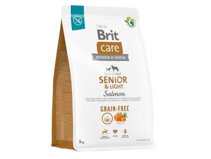 Brit Care Dog Grain free Senior & Light 3 kg