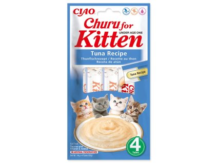Pochúťka Churu Kitten tuniak 4x14g