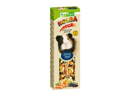 NESTOR Tyčinka pre morčatá s čiernymi ríbezlami a pomarančom 2ks 115g