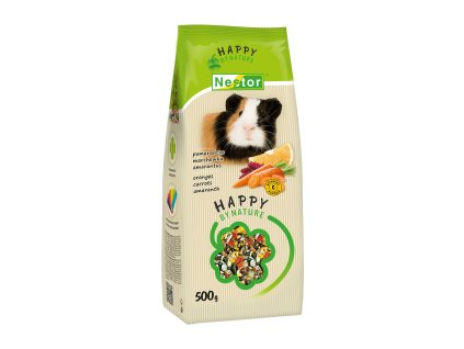 NESTOR HAPPY krmivo pre morské prasiatka so semenom láskavca a zeleninou 500g