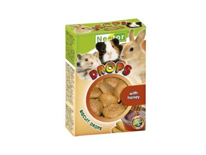 NESTOR BISCUIT DROPS 35g piškóty pre hlodavce medové