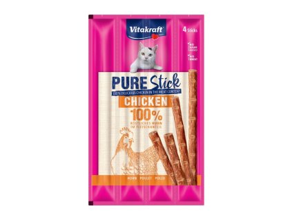 Vitakraft Cat Pure stick pochúťka pre mačky kura 4 x 5 g