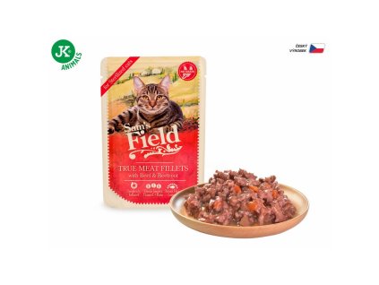 Sam´s Field kapsička pre kastrované mačky s hovädzím mäsom 85g